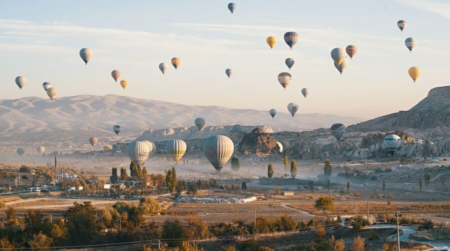 Hot air balloons in Goreme red valley - The pilot certificate celebration, and why it is more than a souvenir