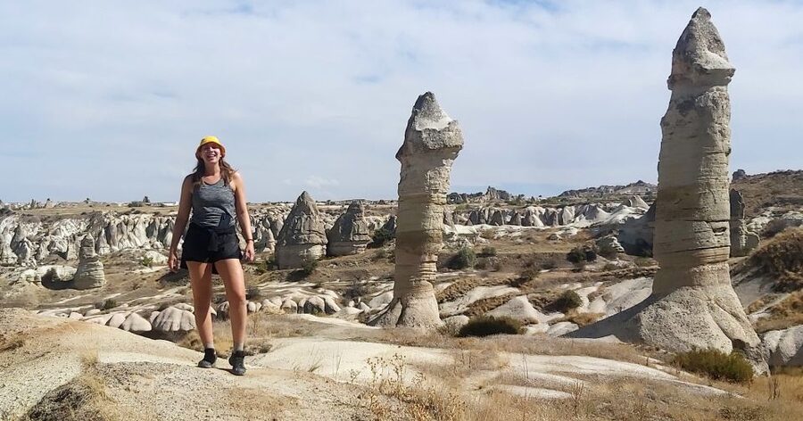 LET'S GO HİKİNG TO DİSCOVER CAPPADOCİA.. - White Valley: geology lessons plus a fruit and plant moment