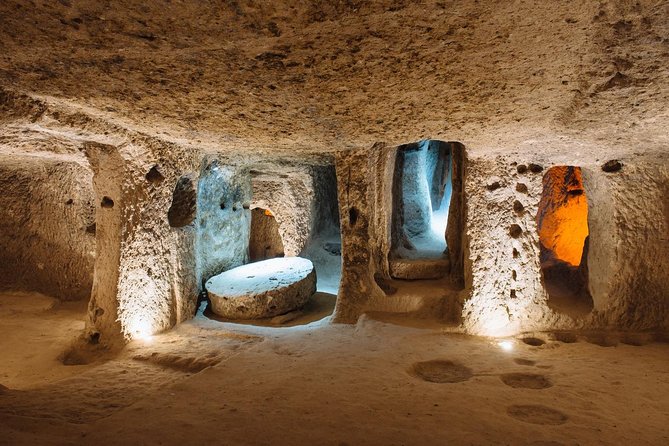 Only Guide and Van - Private Cappadocia Day Tour - Kaymaklı Underground City and Pigeon Valley Houses