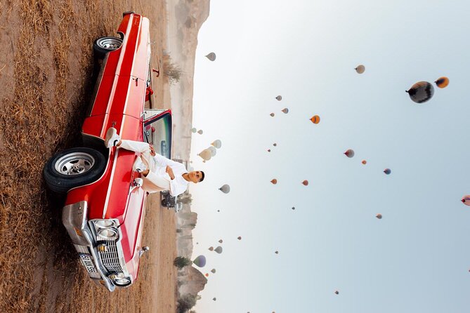 Private Classic Car Tour in Capadoccia with Pick Up - Love Valley: elongated rock forms, fairy chimneys, and Turkish tea