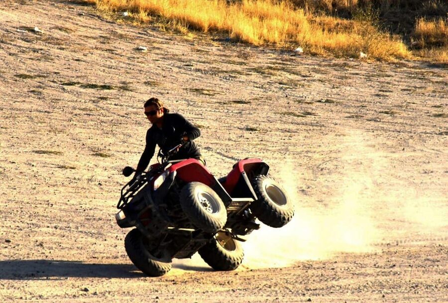 Quad Bike Safari Cappadocia - Girls Monastery and Swords Valley: church and graves carved into rock