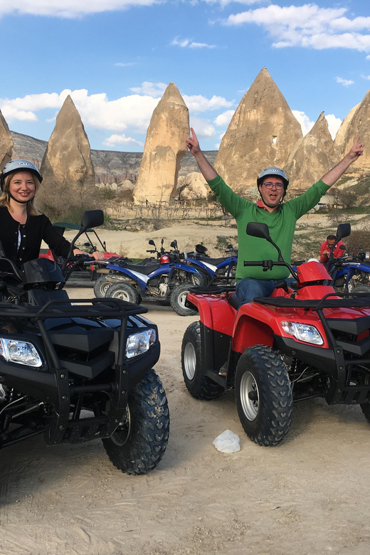 Quad Bike Safari Cappadocia - Red Valley Panorama and Love Valley: more stops, more angles